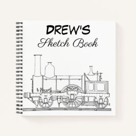 Portátil Espiral de cuaderno de esbozo personaliza