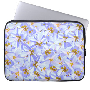 Portátil Frangipani Snowflakes, funda para portátiles