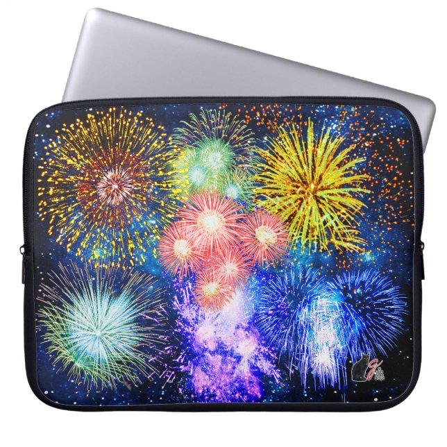 Portátil Fuegos artificiales Funda para Portátiles (Frente)