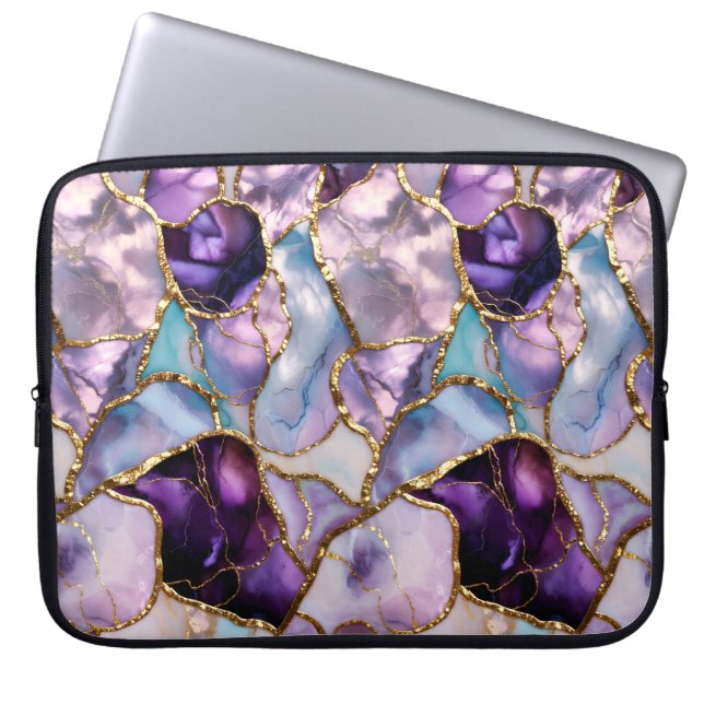 Portátil Funda abstracta para laptop con cubierta de mármol (Frente)