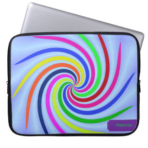 Portátil Funda colorida para portátiles Swirls
