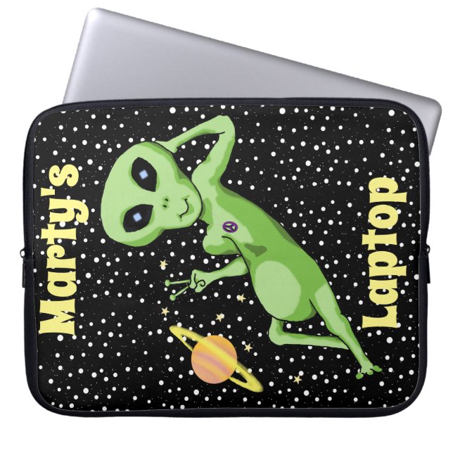 Portátil Funda de laptops para Alien de la Paz (Frente)