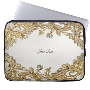 Portátil Funda decorativa para portátiles dorados