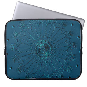 Portátil Funda decorativa verde azulada para portátiles