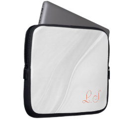 Portátil Funda elegante blanca naranja para tableta de 10 p