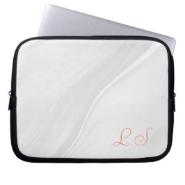 Portátil Funda elegante blanca naranja para tableta de 10 p