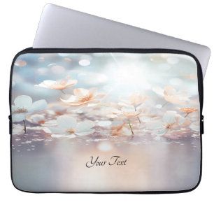 Portátil Funda Floral para portátiles White Peach