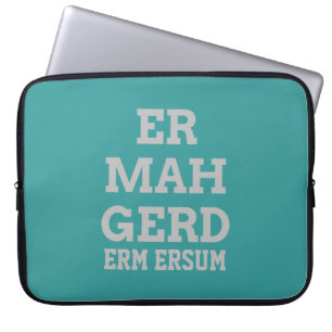 Portátil Funda Gray Ermahgerd para portátiles