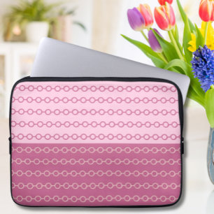 Portátil Funda moderna para portátiles de cadena rosada