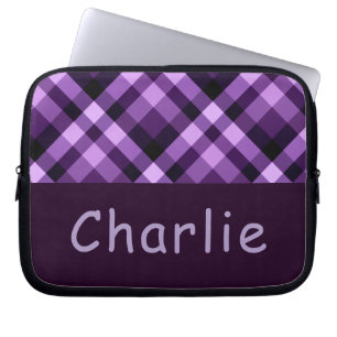 Portátil Funda moderna para portátiles Monograma de Pluma P