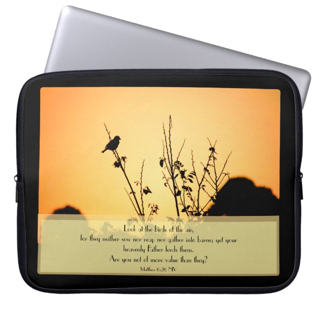 Portátil Funda para computadora de Aves del Cielo (Frente)