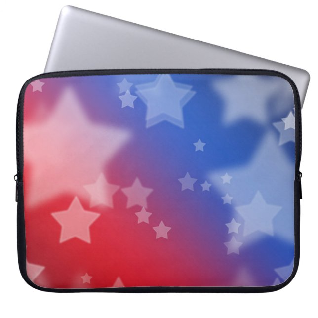 Portátil Funda para computadora de Estrellas Patrióticas (Frente)