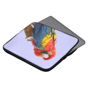 Portátil Funda para computadora de guacamayo escarlata