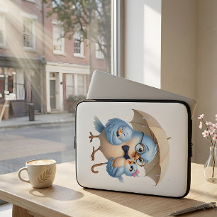 Portátil Funda para dispositivo Pájaro Papá Arte Familiar