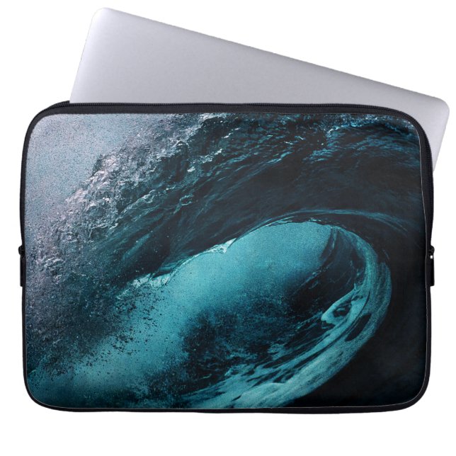 Portátil Funda para Ipad con diseño de olas del océano (Frente)
