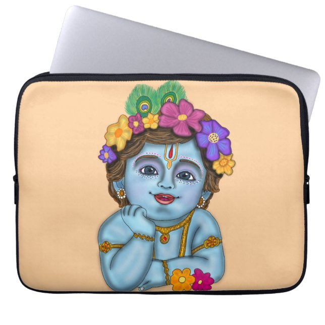 Portátil Funda para iPad de Lord Krishna (Frente)
