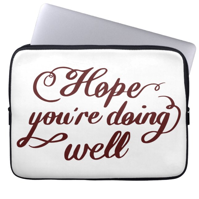 Portátil Funda para iPad "Espero que Estés Bien" (Frente)