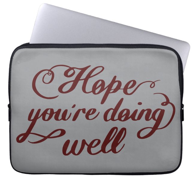 Portátil Funda para iPad 'Espero que Estés Bien' (Frente)