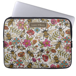 Portátil Funda para iPad Laptop Busy Bees