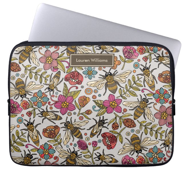 Portátil Funda para iPad Laptop Busy Bees (Frente)