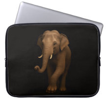 Funda para Laptop Black 4 Luxe, Elefante Indio