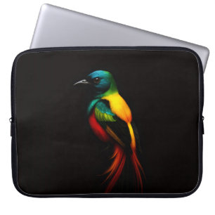 Portátil Funda para Laptop Black 4 Luxe, Pájaro Tropical Ar