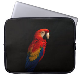 Portátil Funda para Laptop Black 4 Luxe, Scarlet Parrot