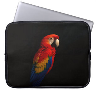 Portátil Funda para Laptop Black 4 Luxe, Scarlet Parrot