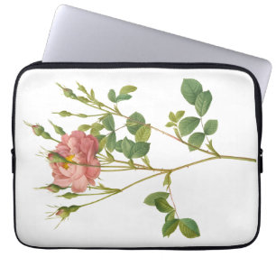 Portátil Funda para Laptop Botánica Rosa Capullo Rosa Elega