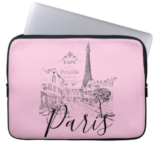Portátil Funda para Laptop Cafe Paris