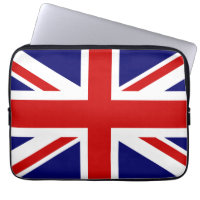 Funda para laptop con bandera británica | Diseño U
