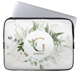 Portátil Funda para Laptop con Letra G de Monograma y Coron
