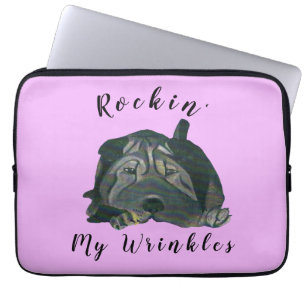 Portátil Funda para Laptop de 13" de Neopreno con Perro Sha