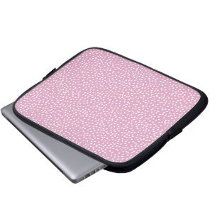 Portátil Funda para laptop de lunares rosados suaves