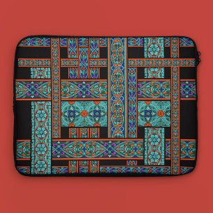 Portátil Funda para Laptop de Vidrio Pintado con Luces del 