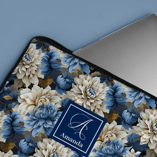 Portátil Funda para Laptop Flores de la Marina de Lujo Flor