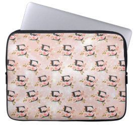 Portátil Funda para Laptop Letra E
