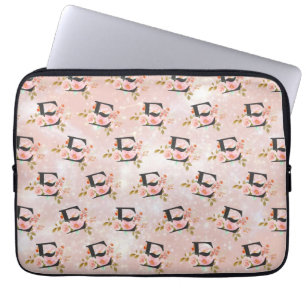 Portátil Funda para Laptop Letra E
