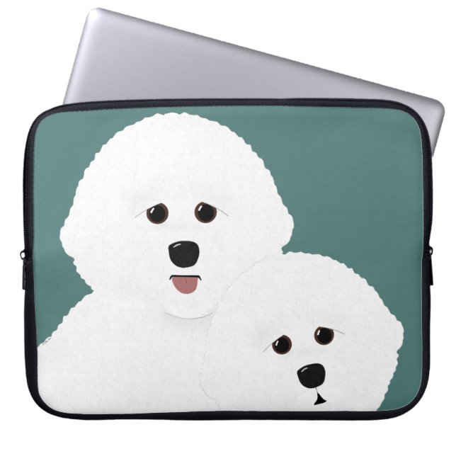 Portátil Funda para portátiles Bichon Frise (Frente)