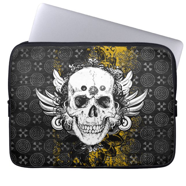 Portátil Funda para portátiles Bones tóxicos (Frente)