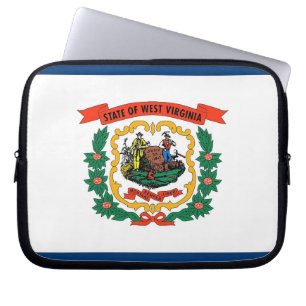 Portátil Funda para portátiles con bandera de Virginia Occi