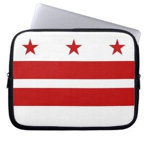 Portátil Funda para portátiles con bandera de Washington DC