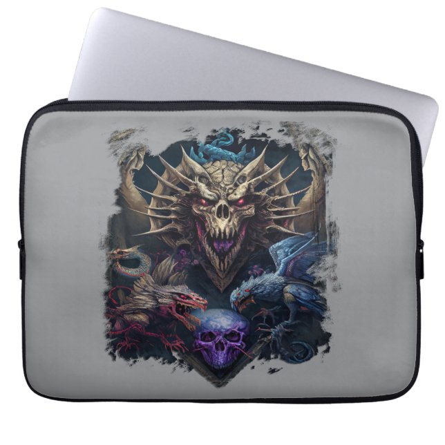 Portátil Funda para portátiles con estilo Demon (Frente)
