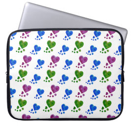 Portátil Funda para portátiles de corazones coloridos