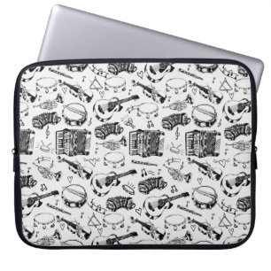 Portátil Funda para portátiles de fondo de instrumentos de