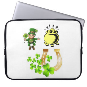 Portátil Funda para portátiles del Día de San Patricio