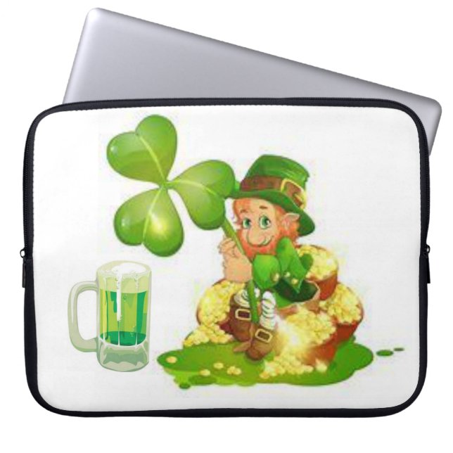 Portátil Funda para portátiles del Día de San Patricio (Frente)