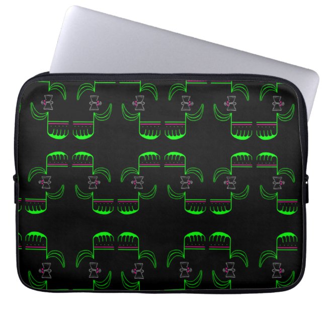 Portátil Funda para portátiles del patrón de Flytrampa de V (Frente)