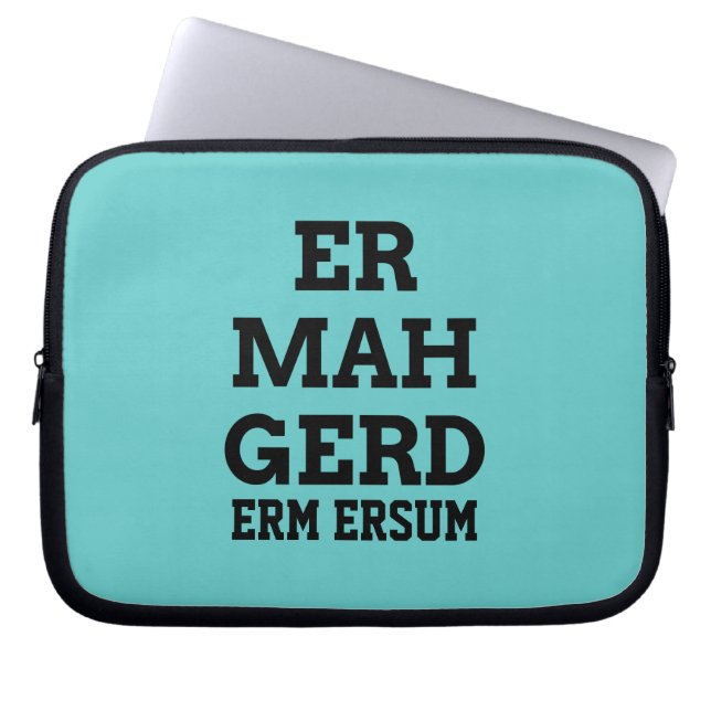 Portátil Funda para portátiles Ermahgerd (Frente)