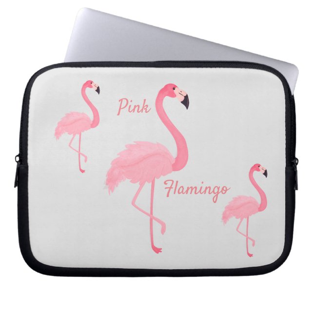 Portátil Funda para portátiles Flamingo Rosa (Frente)